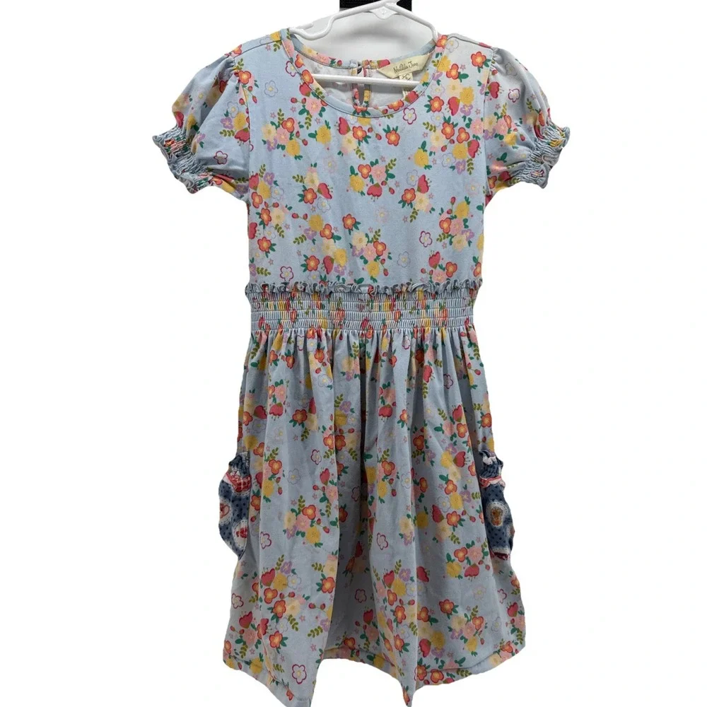 Matilda Jane GIRLS‎ Adventure Begins Chalkboard Doodles Lap Dress Sz 6